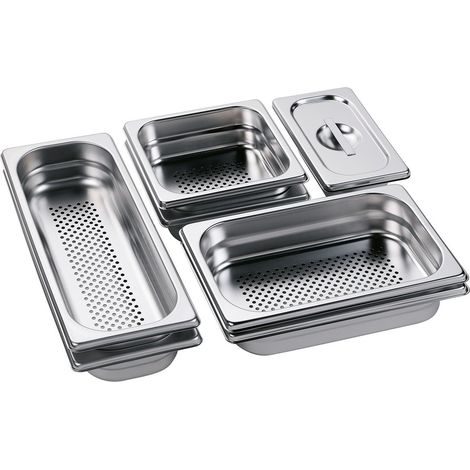 Kit de 8 fuentes de horno de acero inoxidable para horno AEG 9029794741 (1/5)