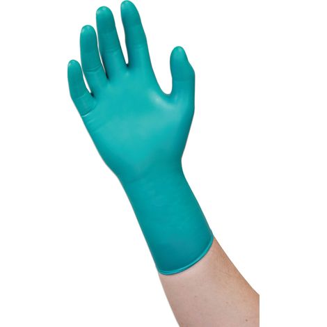 Guanti monouso Microflex 93-260, taglia 9,5-10, verde/blu, neoprene/nitrile, 50 pezzi/confezione