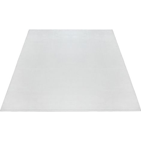 FLOORNOVO Hochflor Teppich Beige einfarbig - 110 x 60 cm - Besonders Weicher Teppich Wohnzimmer & Badezimmerteppich - Pflegeleicht - vielseitig einsetzbar im Innenbereich (1/2)