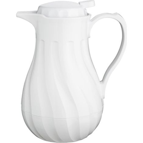 Pichet isotherme torsadé blanc 1,2 L - Ref CH119 - Olympia (1/5)
