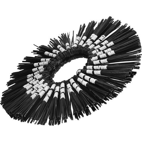 Miroir mural décoratif en macramé noir et blanc, pompons, décoration murale pour maison, chambre enfant, chambre d'hôtes, art mural tissé à la main (1/5)