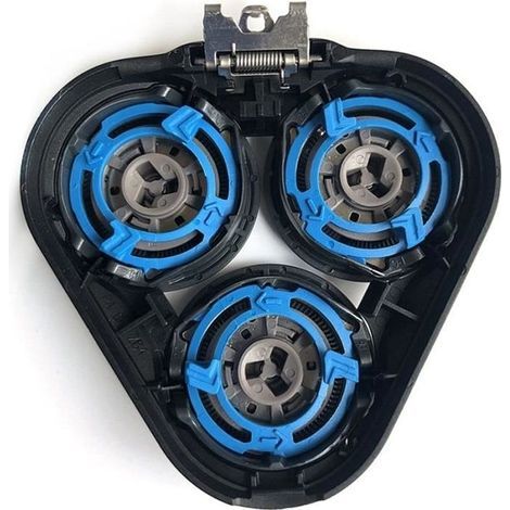 TêTe de Rasoir de Rechange pour Philips S5000 S5370 S5571 S5420 S5140 S5078 S5077 S5050 S5082 S5380 S5400 Lame de Rasoir-Noir