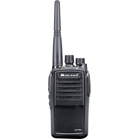 Midland G15 - PMR446 Funksprechgerät 8 Kanäle 446.00625 - 446.09375 MHz Schwarz (1/5)