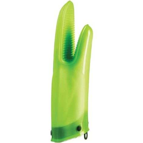 Guanto da cucina in silicone e cotone verde - Mastrad