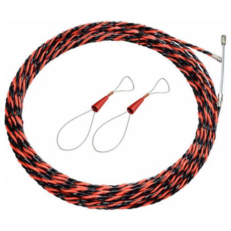 Cable eléctrico retráctil de 50 m, 5 mm de diámetro, poliéster de triple torsión, alta resistencia a la tracción, para espacios confinados.