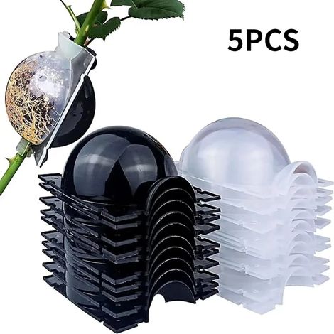 (blanc - 5 cm) Pot de bouturage pour plantes de jardin, boule de bouturage, boîte de greffage, boules de semis pour la multiplication, fournitures de jardinage (1/4)