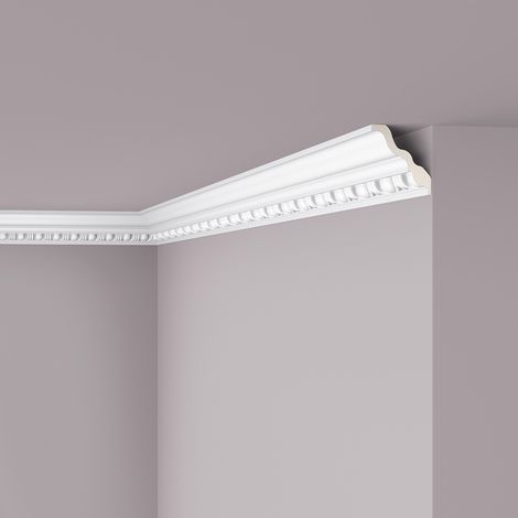 Cornisa NMC Z14 ARSTYL Noel Marquet Moldura decorativa Perfil de estuco diseño atemporal clásico blanco 2 m