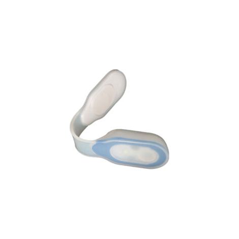 PL500 Luce notturna per infermieri, torcia con clip magnetica ricaricabile tramite USB, 3 modalità per infermieri di turno notturno, portachiavi luminoso per maglietta, batteria integrata (blu/bianco)