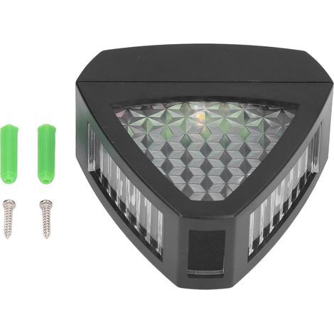 Luminaire Solaire LED pour Mur - Lampe Murale Externe avec IP44 - 3000K Lumière Chaude et Longue Durée Batterie (1/5)