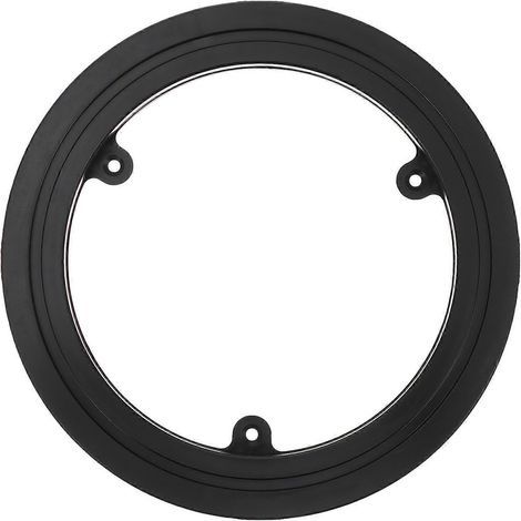 Plateau tournant en plastique, plateau rotatif pratique, plateau pivotant rond-20X20X1.5CM-Black (1/4)