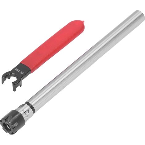 Rallonge droite longue pour porte-pince de serrage CNC, serrage 1-7 mm avec clé C12-ER11M-150L 150 mm (1/5)