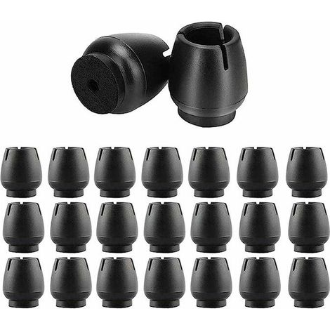 Protection Pied de Chaise, 32 Pièces Table Antidérapant Caoutchouc de Chaise Pieds Anti-Scratches Feet Pads Protect avec Feutre Protect Caoutchouc Chaise Casquettes (12-16mm) (1/5)