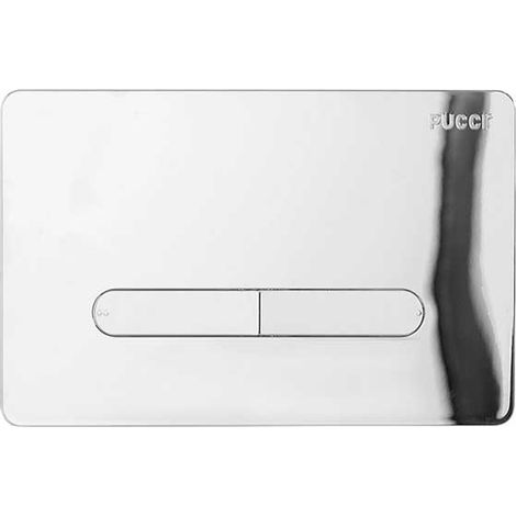 Pucci Placca di comando Eco Tratto Cromo Lucido 80130572 (1/8)