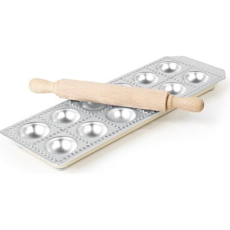 Ravioli-Backform mit Walze, 12 Stück - Hendi 975541