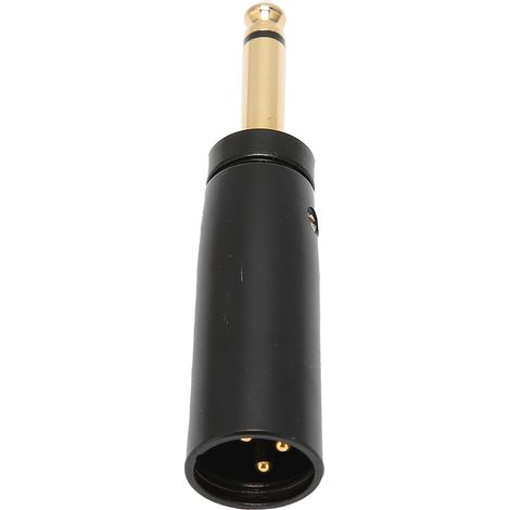 Adaptateur Jack 6.35mm Mâle vers XLR Mâle pour Connexion Guitare Microphone Audio (1/5)