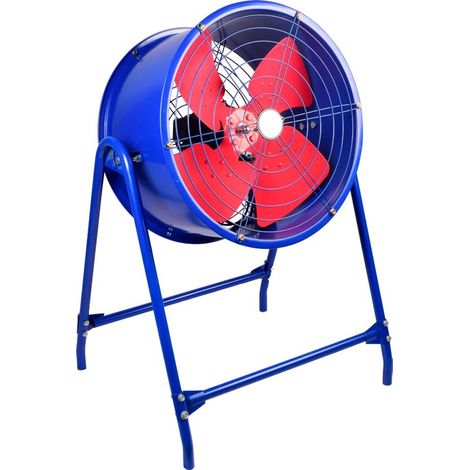 Ventilador industrial tambor Dana motor AC 550W azul (1/2)