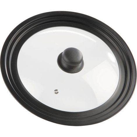 GSW 411400 - Coperchio universale, adatto a pentole e padelle con Ø 24-26-28 cm, Alluminio/Vetro