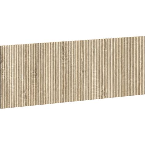 Wall-Mounted Headboard ARNHEM Sonoma Oak Engineered Wood vidaXL