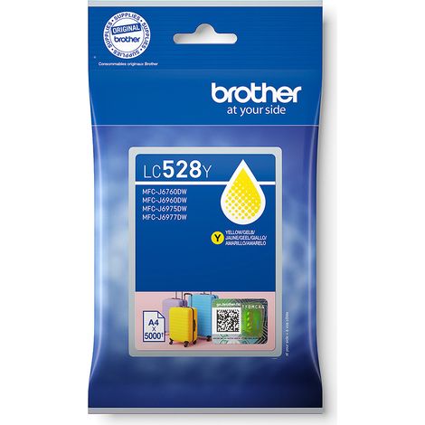 Brother LC528Y Druckerpatrone 1 Stück(e) Original Gelb (1/4)