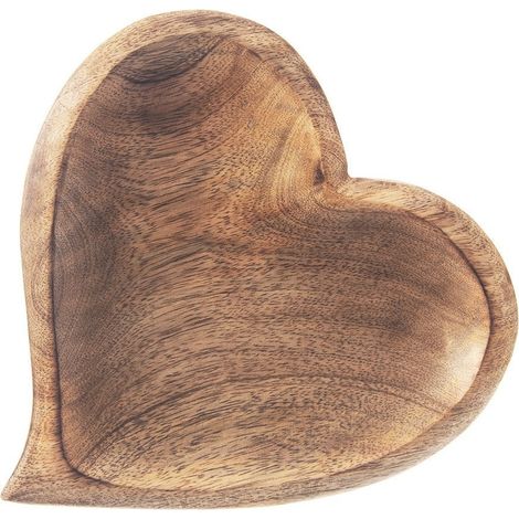 Plato de madera para aperitivos MANGO 20x21 cm (1/5)