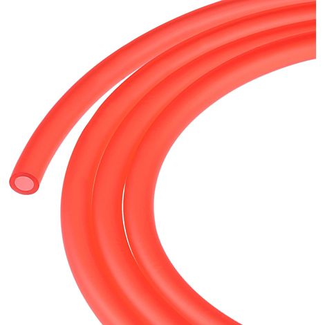 Tuyau d'alimentation renforcé 5x8 mm, 5 m, pour tronçonneuses, rouge (Source Map).