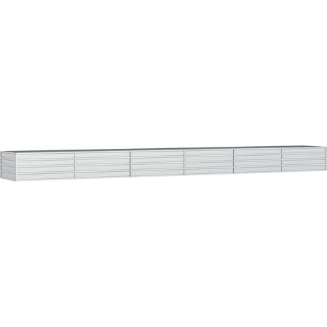 Maison Exclusive - Garten-Hochbeet 600x80x45 cm Verzinkter Stahl
