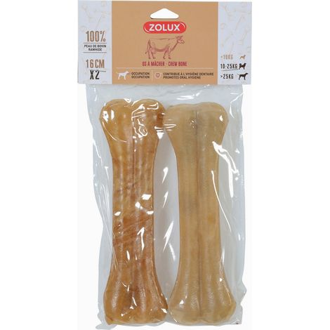 Os à mâcher pour chien  2 pièces  16 cm - ZOLUX
