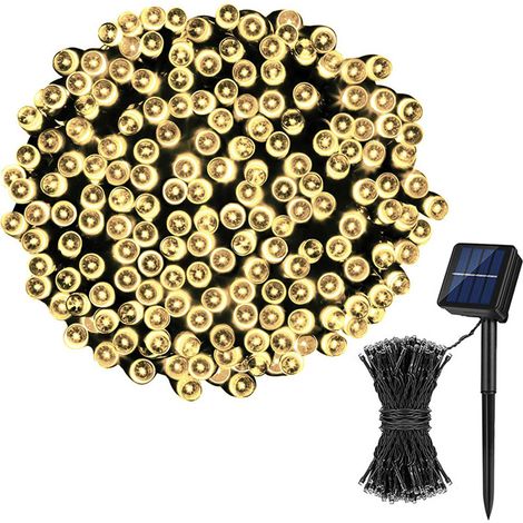 1 Guirlande lumineuse 22 mètres, 200 LED, 8 modes, étanche, jardin, Noël (1/5)