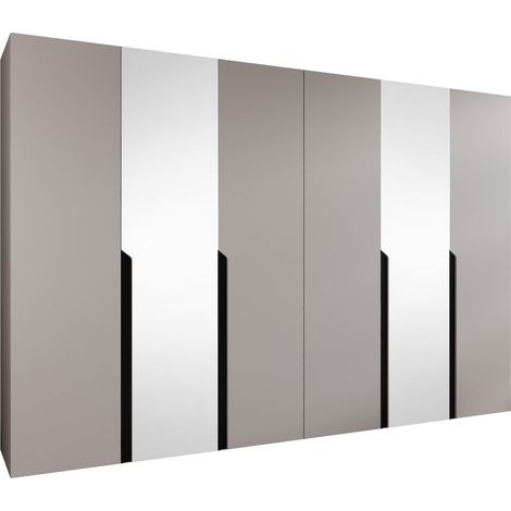 Armoire Hartford 588, Cachemire, 202x300x52cm, Portes d'armoire: Avec des charnières, Nombre d'étagères: 0
