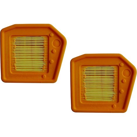 Filtre à air lot de 2 - Nylon renforcé - Compatible débroussailleuse - Pour modèles Stihl FS et FR - Remplace pièce 4147-141-0300 (1/2)