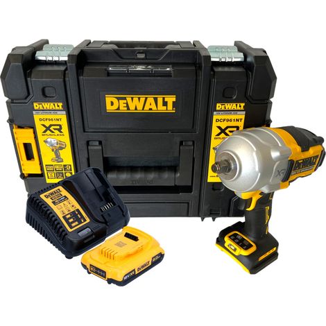 DeWalt DCF 961 D1T Clé à choc 18 V 1632 Nm 1/2'' Brushless + 1x batterie 2,0 Ah + chargeur + TSTAK (1/5)