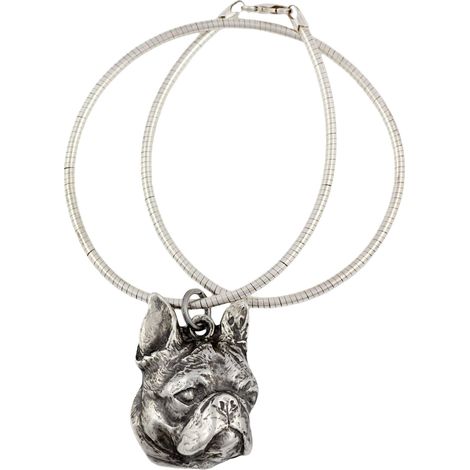 Boston Terrier, Boston Bull Terrier - collana per cani, gioielli unici per amanti dei cani, ciondolo a forma di serpente unico di Art-Dog (1/5)