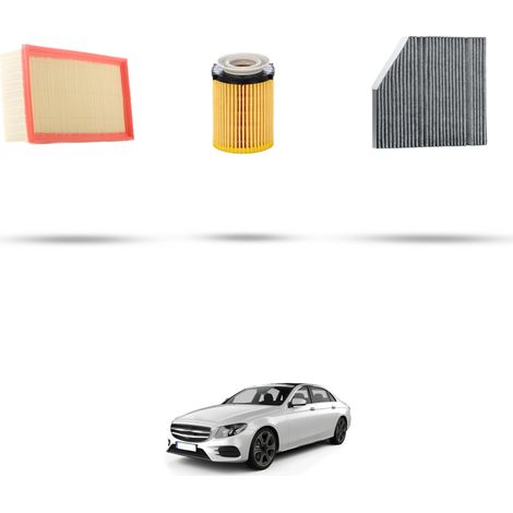 Kit tagliando 3 filtri compatibile con Mercedes Classe E (W213,S213,A213) E300 180kw Dal 2016 (1/4)