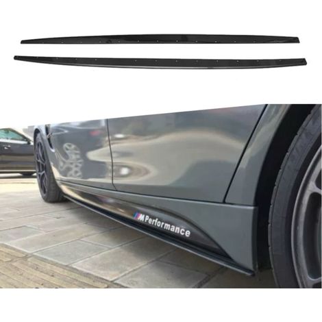 Side skirts for 2013-2019 BMW 3 Series F30 Sport Edition (MP version) made of ABS material. (1/5)