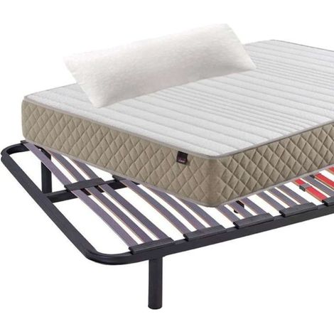Pack Ahorro Golden Descanso Completo 90x180 cm (colchón + Somier Multiláminas + Patas + Almohada) (1/5)