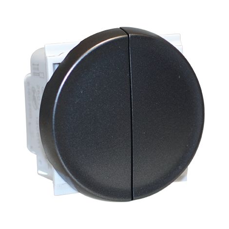 Interrupteur double va et vient - 10AX - COMETE Couleur Vulcain