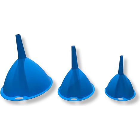 Lot de 3 Entonnoirs en Plastique de Qualité Alimentaire - Différentes Tailles pour Cuisine (1/5)
