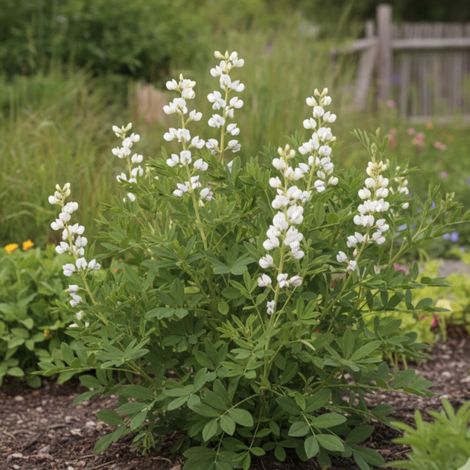 Lupin indigo blanc, Baptisia australis/Godet - 5/20 cm