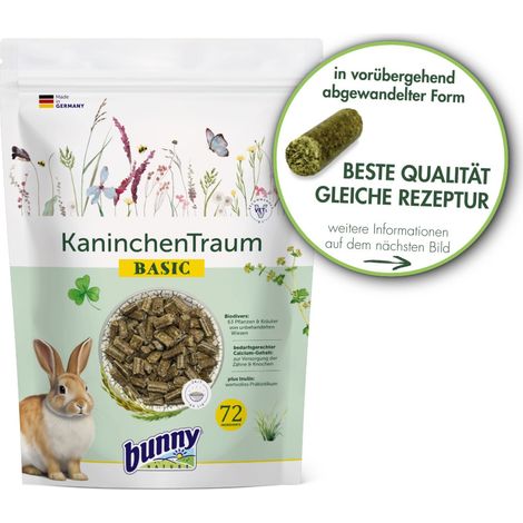 Bunny Nature Nagerfutter Kaninchen Traum Basic 600 g