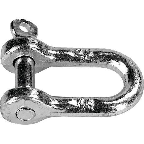 Manille chaubeyre stamped straight shackle verzinkter Stahl 8 mm