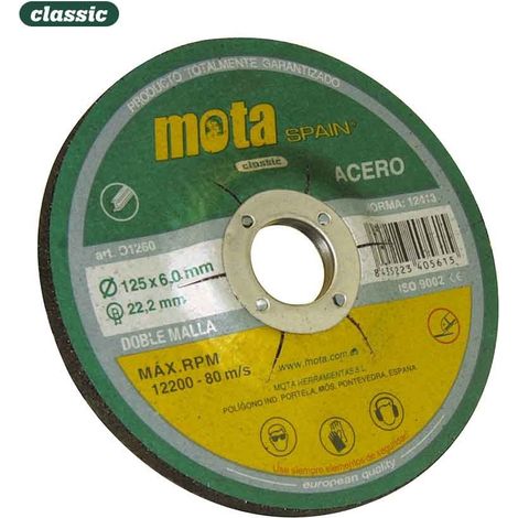 Disco abrasivo bue ø115x4,8x22,23mm d1148 MOTA