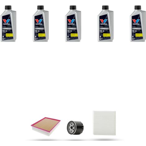 Kit tagliando 3 FILTRI e 5L OLIO compatibile con Audi A1 (GBA) 35 tfsi 1.5 110kw dal 2018 (1/5)