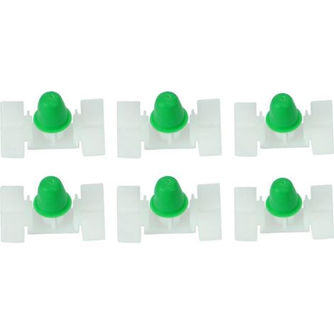 50 clips de fixation pour garnitures de portières extérieures de voiture E46 E36 51131960054 (1/5)