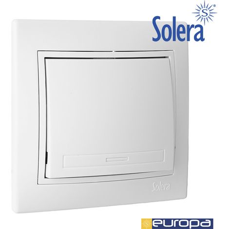 Interruttore bipolare 10AX 250V Serie Europa Solera ERP22U