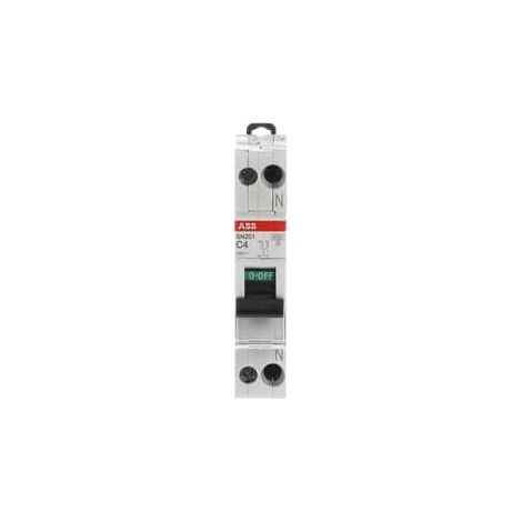 Interruttore SN201 1P+N (Neutro a destra) C4 6kA - ABB2CSS255101R0044