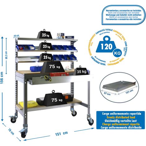 KIT SIMONWORK MOBILE BT1 BOX 1500 GRIS/M (1/4)