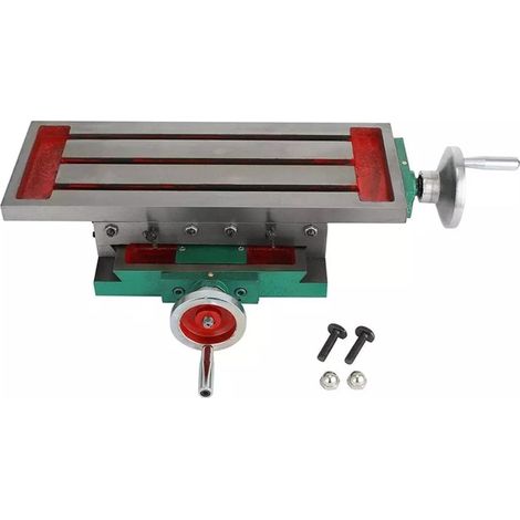 17,7 × 6,7 Pouces Table de fraisage croisé Machine Table de Travail composée Dring Table de fraisage 2 Axes 4 Voies 450X170mm (1/5)
