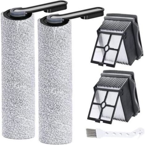 Bürstenwalze und Filter für Tineco Floor One S5 / S5 Pro / S5 PRO 2, 2 Walzen + 2 HEPA-Filter + 1 Reinigungsbürste (1/4)