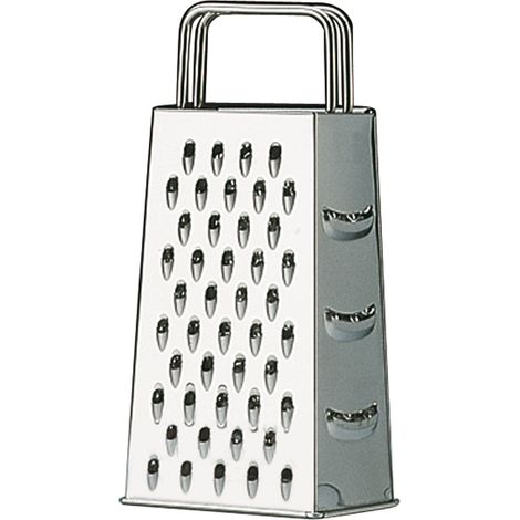 Rallador pequeño Kuchenprofi, de cuatro lados, 22 cm