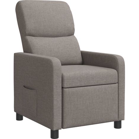 Fauteuil inclinable Taupe vidaXL (1/5)
